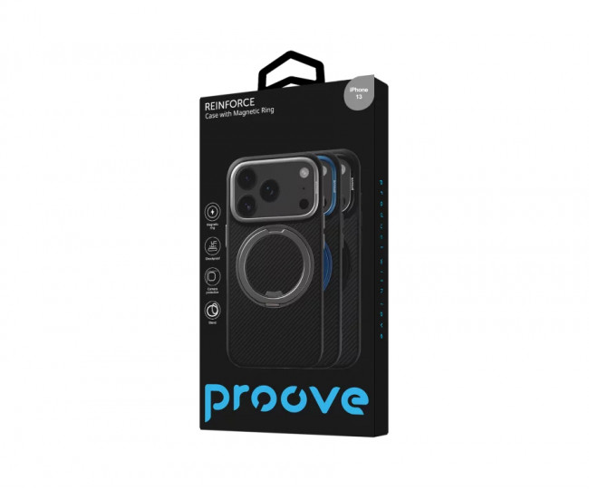 Чехол Proove Reinforce Case with Magnetic Ring iPhone 13 Grey